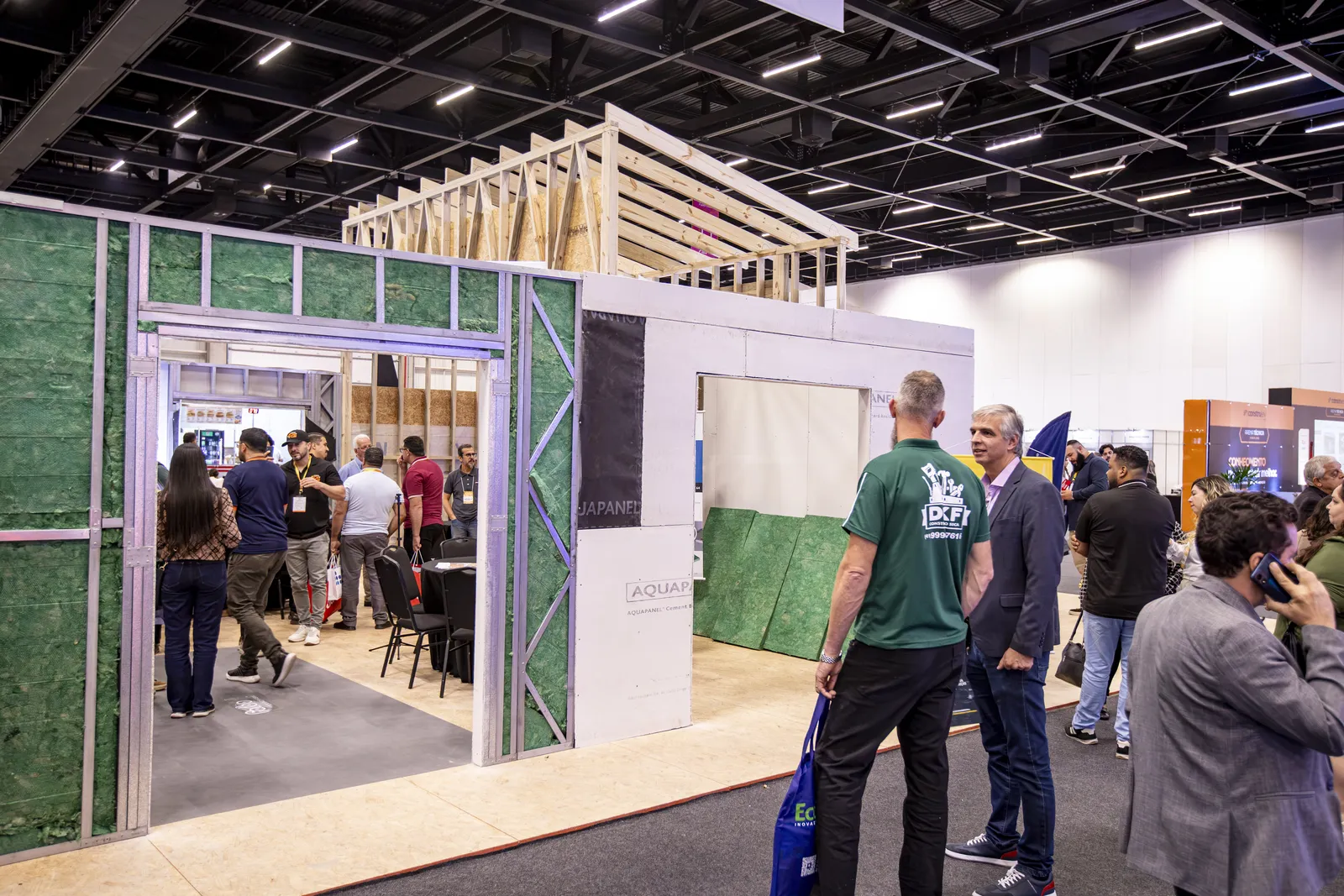Casa Modelo SENAI na Construlev Expo 2026, com estrutura em Steel Frame